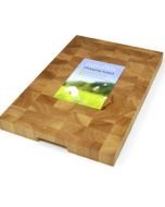 Rubberwood Rectangular End Grain Chopping Board