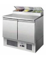  Ice-A-Cool ICE3832GR 2 Door Refrigerated Saladette Prep Counter 300 Litres	