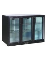 Koldbox KBC3 Triple Hinged Door Bar Bottle Cooler 320L - Black