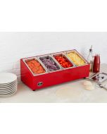 King Edward PKCS-RED Pizza King Chilled Pizza Toppings / Prep Unit