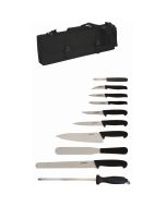 10 Piece Knife Set + Knife Case - Genware