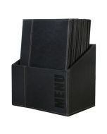 Contemporary Menu Box + 20 A4 Black Menus - Genware