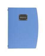 Rio A4 Menu Holder Blue 4 Pages