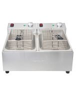 Mercury Fryer MEF-L5-DA-2 Countertop Twin Tank Fryer 2 x 5L - Electric