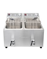 Mercury MEF-L8-DAT Countertop Twin Tank Fryer 2 x 8L - Electric