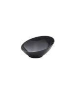 Black Melamine Slanted Buffet Bowl 21 x 20 x 10cm - Genware