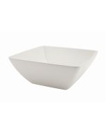 White Melamine Curved Square Bowl 26.2cm - Genware