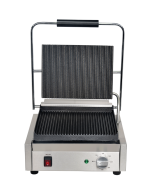 Mercury MEP-M-SARR-1 Single Countertop Contact Grill - Ribbed