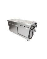 Parry MSB15 - Mobile Servery / Hot Cupboard With Bain Marie Top