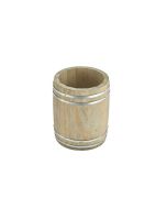 Miniature Wooden Barrel 11.5Ø x 13.5cm - Genware