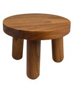 Naturals Acacia Wood Round Buffet Stand Dia 20 x 15 cm NATRS20