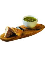 Olive Wood Rustic Platter 35 X 13cm+/- - Genware