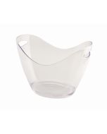 Clear Plastic Champagne Bucket Large - Genware