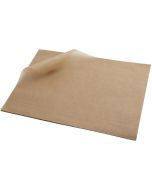 Greaseproof Paper 25X35cm (1000 Shts) Brown - Genware