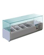 Polar GD875 Refrigerated Servery Topper 4 GN