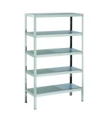 Parry Storage Racks with 5 Shelves - 500 D x 1800 H - Width Options