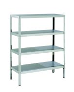 Parry Storage Racks with 4 Shelves - 600 D x 1500 H - Width Options