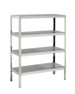 Parry Storage Racks with 4 Shelves - 500 D x 1500 H - Width Options