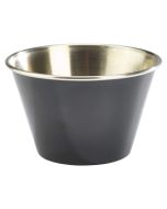 6oz Stainless Steel Ramekin Black - Genware