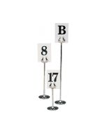 Table Number Holders / Stand Only Stainless Steel - 8 inch, 12 inch & 18 inch