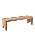 GenWare Acacia Wood GN Buffet Riser GN 2/4 15cm (H) 