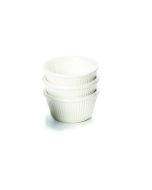 Ramekin 3oz Fluted White 81X36mm - Genware