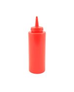 Genware Squeeze Bottle Red 12oz/35cl