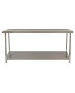 Parry TAB06600 - Stainless Steel Table With Shelf - 600(W) x 600(D) x 900(H) mm