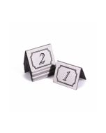 Stainless Steel Restaurant / Pub / Cafe Table Numbers - 50x50mm - Set of 10 - Pick your numbers