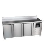 Sterling Pro Green SNI-7-180-30-SB 3 Door Counter Freezer with 100mm Splashback 452 Litres