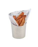 Stainless Steel Angled Cone 11.6 x 9.5cm Ø - Genware