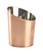 Copper Plated Angled Cone 11.6 x 9.5cm Ø