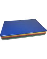 6 Coloured Chopping Boards Set 18x12x5" 45x30x1cm