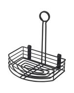 Black Wire Table Caddy 8.5 x 6 x 9 (H) - Genware