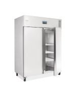 Polar U635 Heavy Duty Double Door Freezer Stainless Steel 1300Ltr