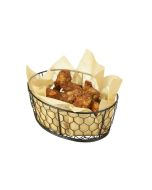 Black Wire Basket 24X18X8.5cm - Genware