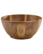 Acacia Wood Bowl 25Ø x 12cm - Genware