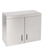 Parry WCH750 – Stainless Steel Hinged Double Door Wall Cupboard 750mm Wide