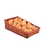 Wicker Display Basket 40X25X12cm - 6cm Front - Genware