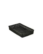 Wicker Display Basket Black 46X30X8cm - Genware