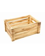 Wooden Crate Rustic Finish 34 x 23 x 15cm - Genware