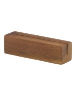 Acacia Wood Sign Holder 9x3x3cm - Genware