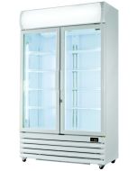 Prodis XD701 Double Door Display Fridge Hinged 750L White