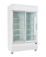 Prodis XD701S Double Door Display Fridge Sliding Doors 750L White