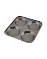 Carbon Steel Non-Stick 4 Cup York. Pudd Tray - Genware