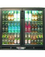 Infrico ZX2 - Bottle Cooler Double Door Black