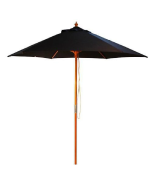 Cheltenham Round Parasol 2.5m Diameter Black