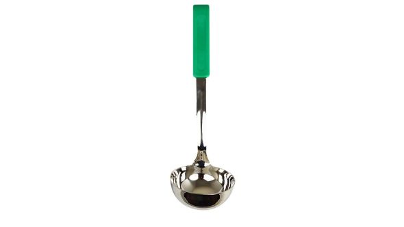 Soup Ladle St St Pp Green Handle 7oz - 429XLA-G