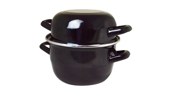 Enamel Mustainless Steelel Pot 8.5in 22cm 4.2ltr - MP22