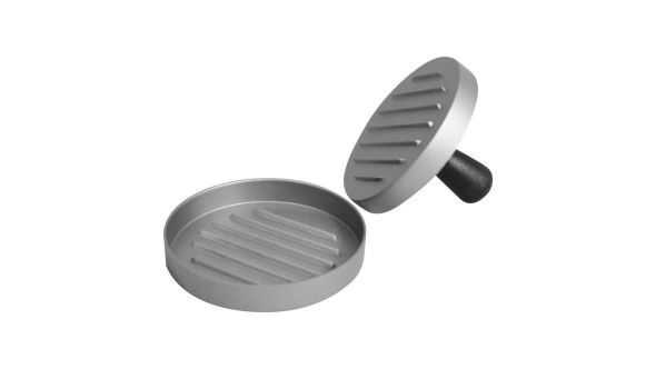 Aluminium Burger Prestainless Steel Round 12cm x 9cm - MBPS12